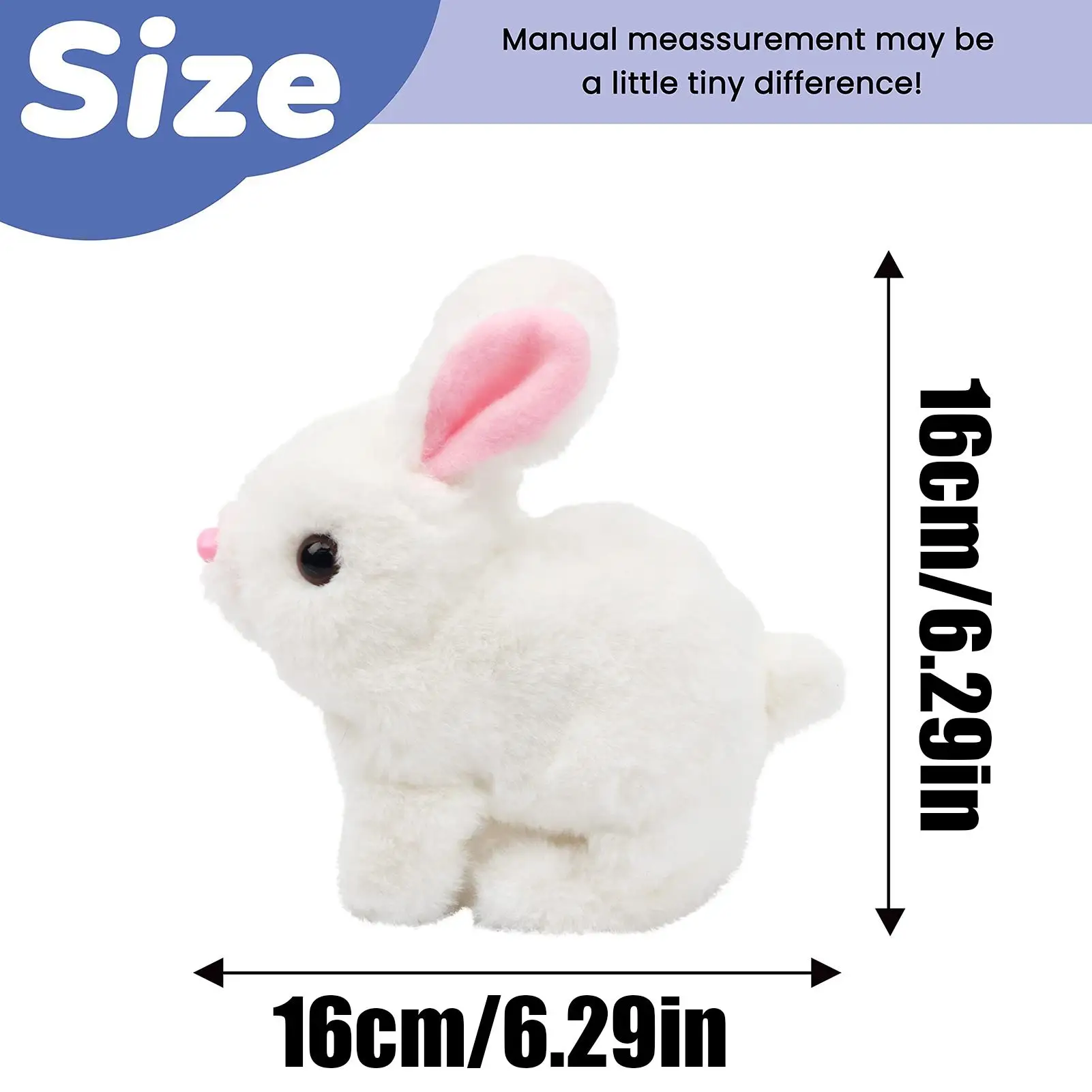 ตุ๊กตากระต่ายเหมือนจริง ของเล่นกระต่ายอีสเตอร์ ขนนุ่ม กระโดด ขยับหูได้ ของเล่นสัตว์เลี้ยงอิเล็กทรอนิกส์ สำหรับวันอีสเตอร์ วันเกิด เด็กชาย เด็กหญิง
