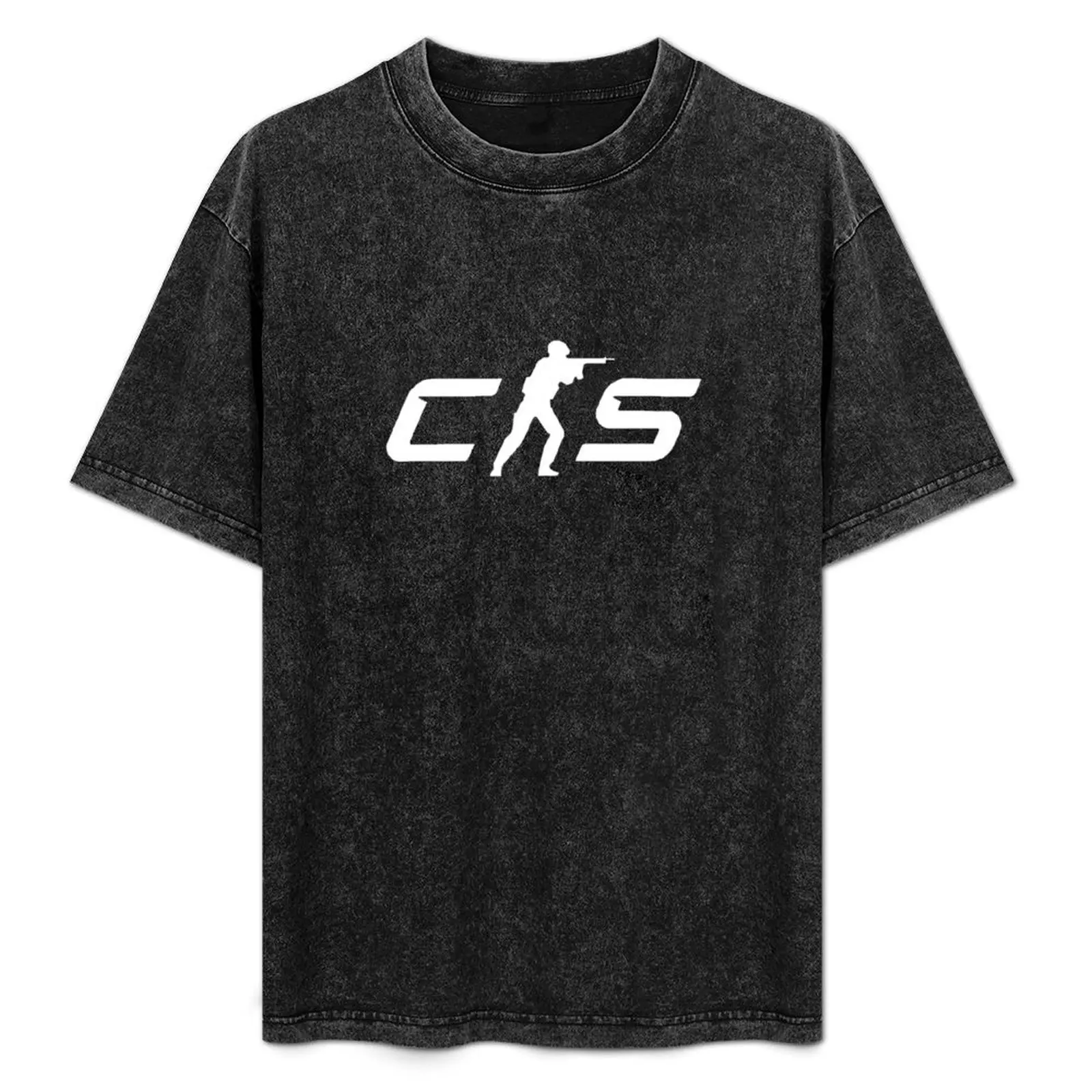 

Counter-Strike 2 Logo (White) (High Res) CS2 T-Shirt topping valentines clothes plus size men clothing