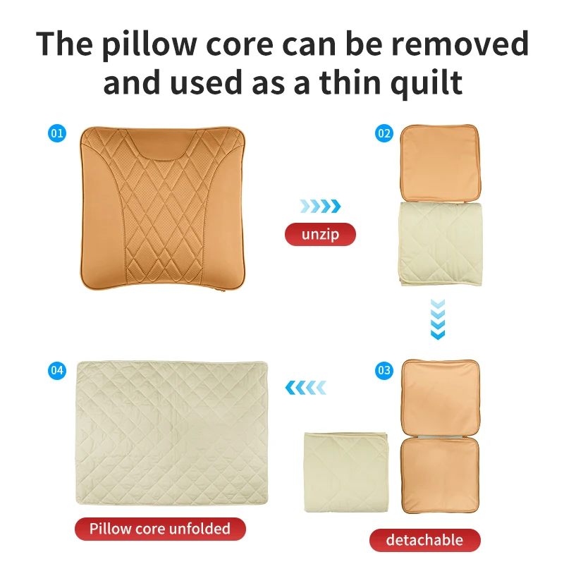 

Используется для Maserati GranTurismo/Cabrio Quattroporte Levante Grecale Ghibli MC20 MCXtrema съемная подушка и тонкое одеяло 2-в-1