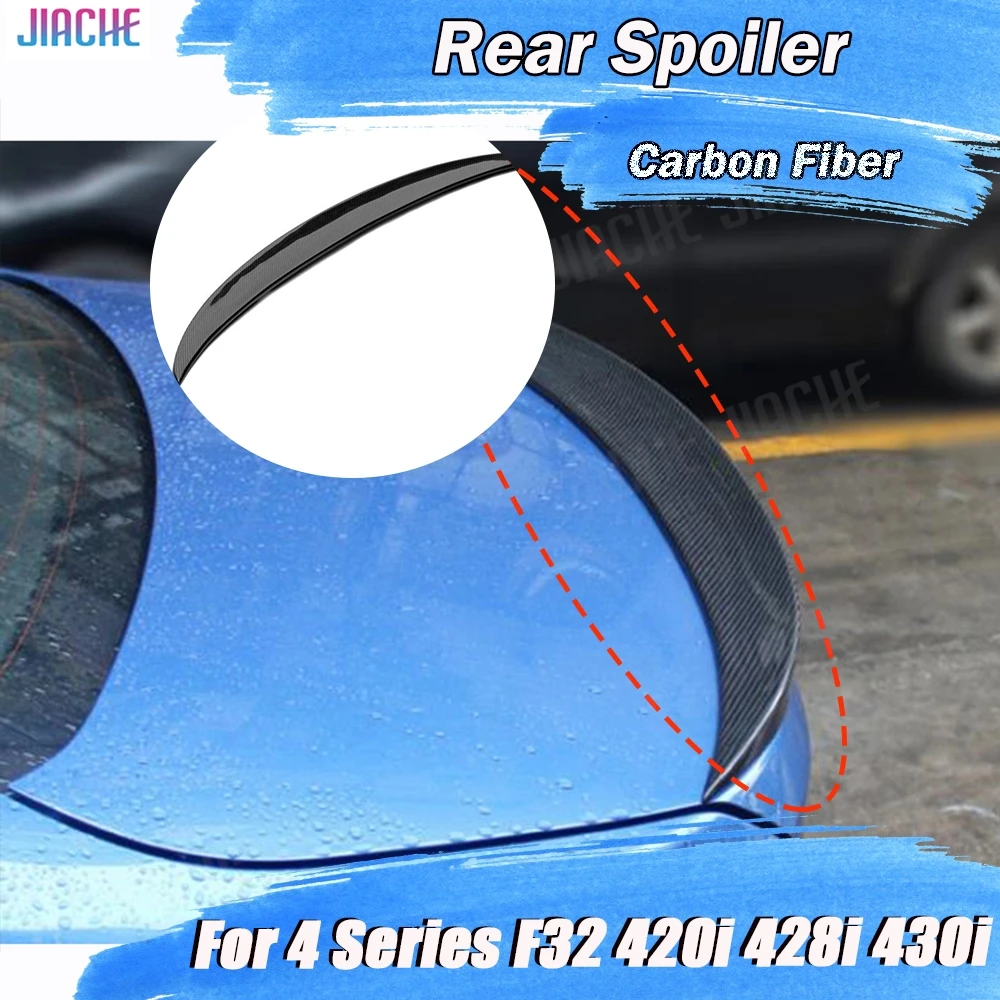 

Углеродное волокно, задний спойлер багажника автомобиля, обвесы для BMW 4 серии F32 420i 428i 430i Coupe, 2-дверный 2014-2018