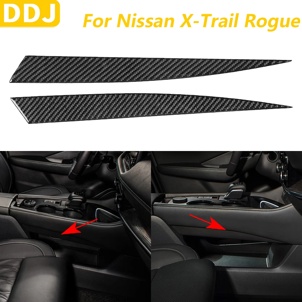 

Для Nissan X-Trail Rogue 2021-2024 углеродное волокно, центральное управление, переключение передач, боковая панель, декоративная крышка, автомобильные аксессуары, наклейка
