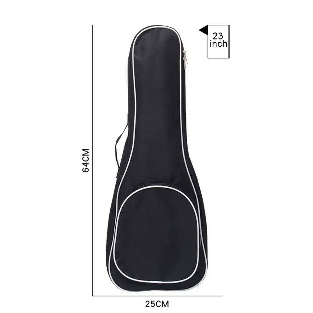 21/23/26in Waterproof Ukulele Bag Soft Case Bag Shoulder Backpack Padded Guitar Parts For Tuner Strings Ukulele Strap For Gift