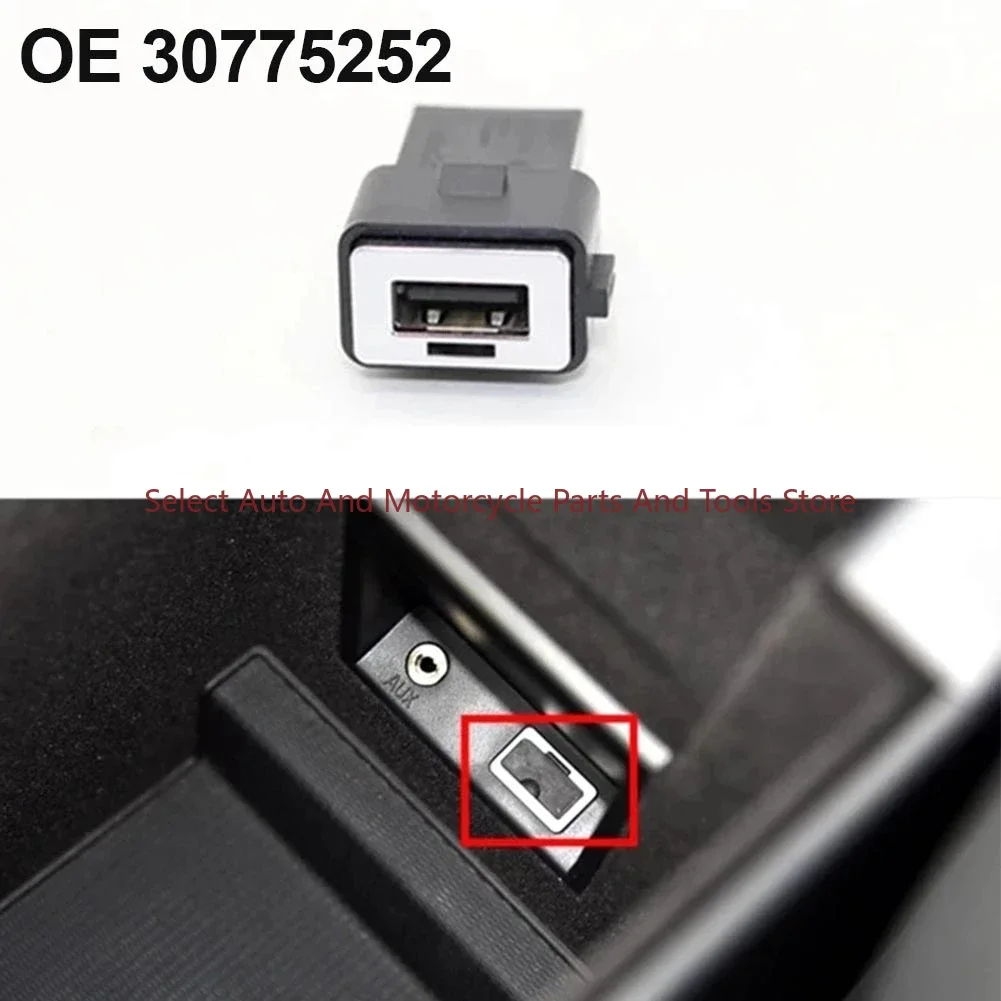 

Socket USB Interface Plug-and-play 30775252 Car Socket Car USB Interface Socket for Volvo S80 S60 XC60 S40 C30