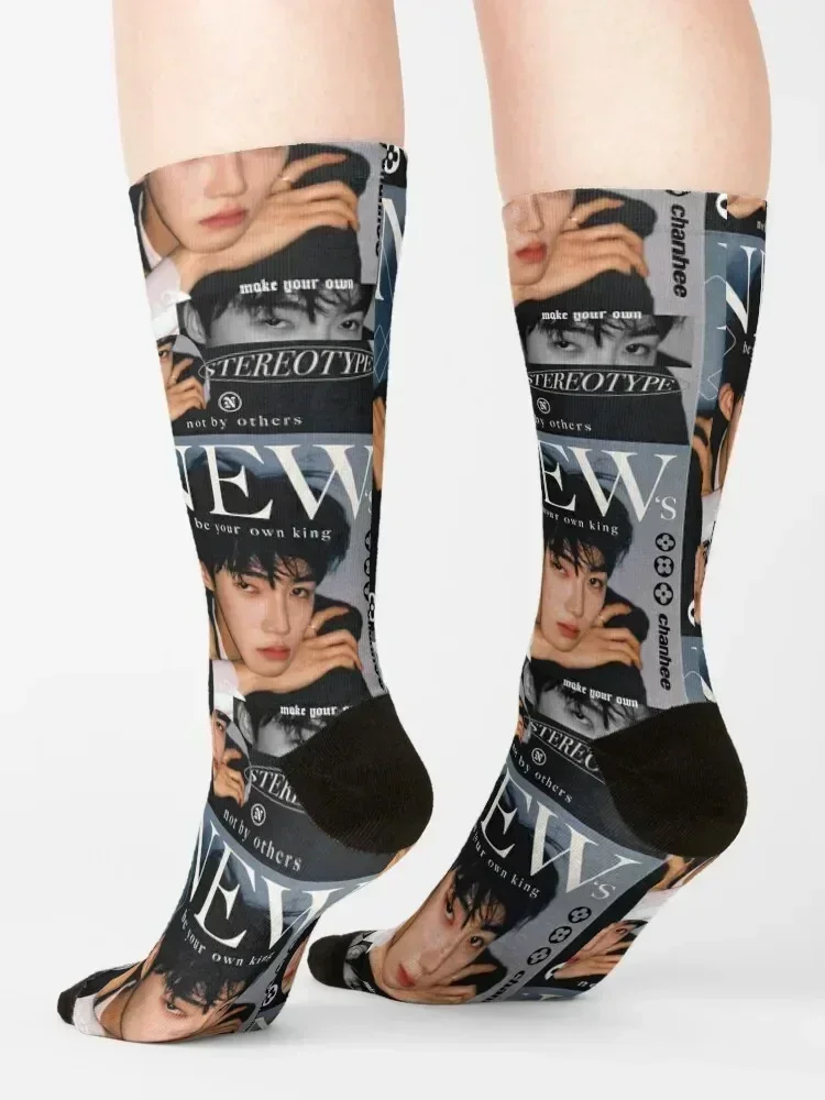 New (Chanhee) ? Be Your Own King ! [The Boyz] Socks hiking Hiking boots floral with print Socks For Girls Men's