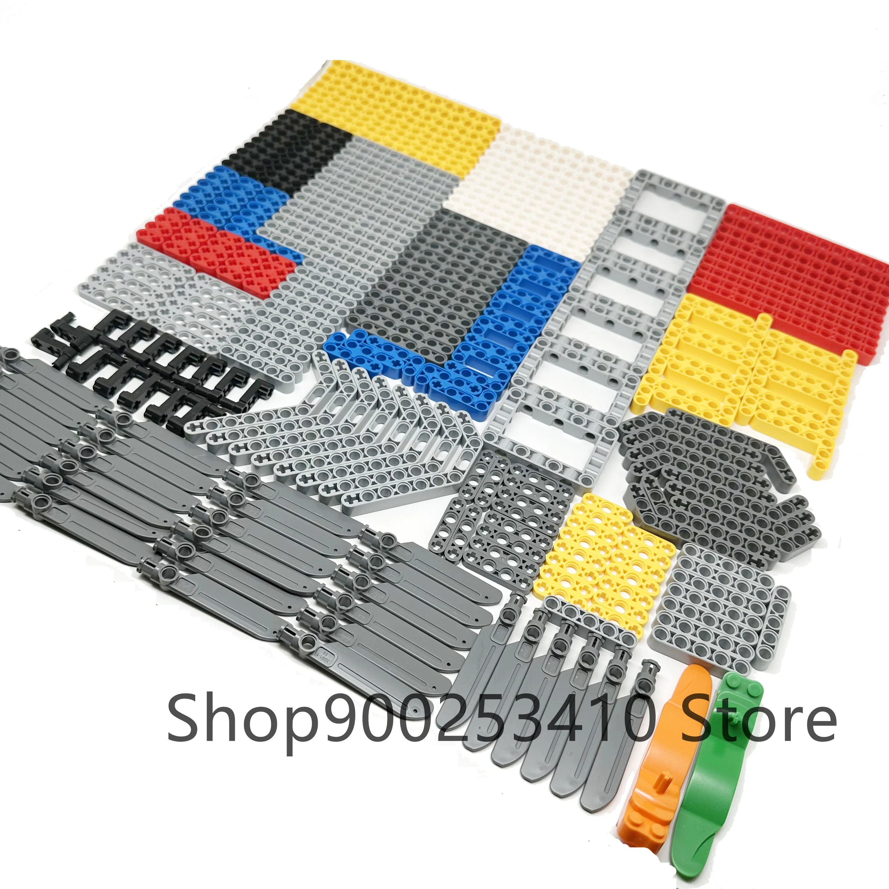 280PCS DIY Technical Parts Liftarm Thick Building Bricks Blocks Accessory Set Arm Beam Mechanical Bulk High-Tech Toys