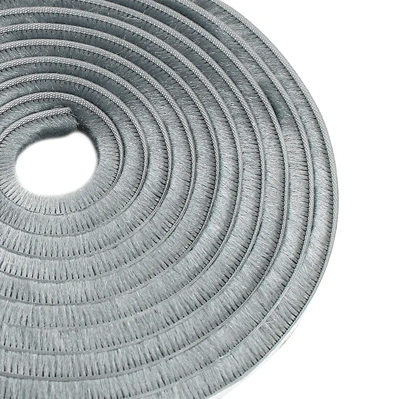 Tira de vedação auto-adesiva para janelas e portas, Windproof,Dustproof, Weatherstrip, Insonorização, Quente, 10m