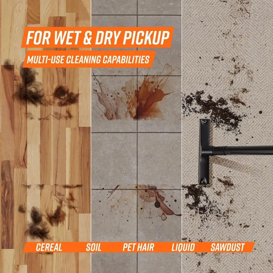 6 جالون 5.5 ذروة HP 3in1 مكنسة كهربائية للتنجيد الرطب والجاف VK609PFR 0901