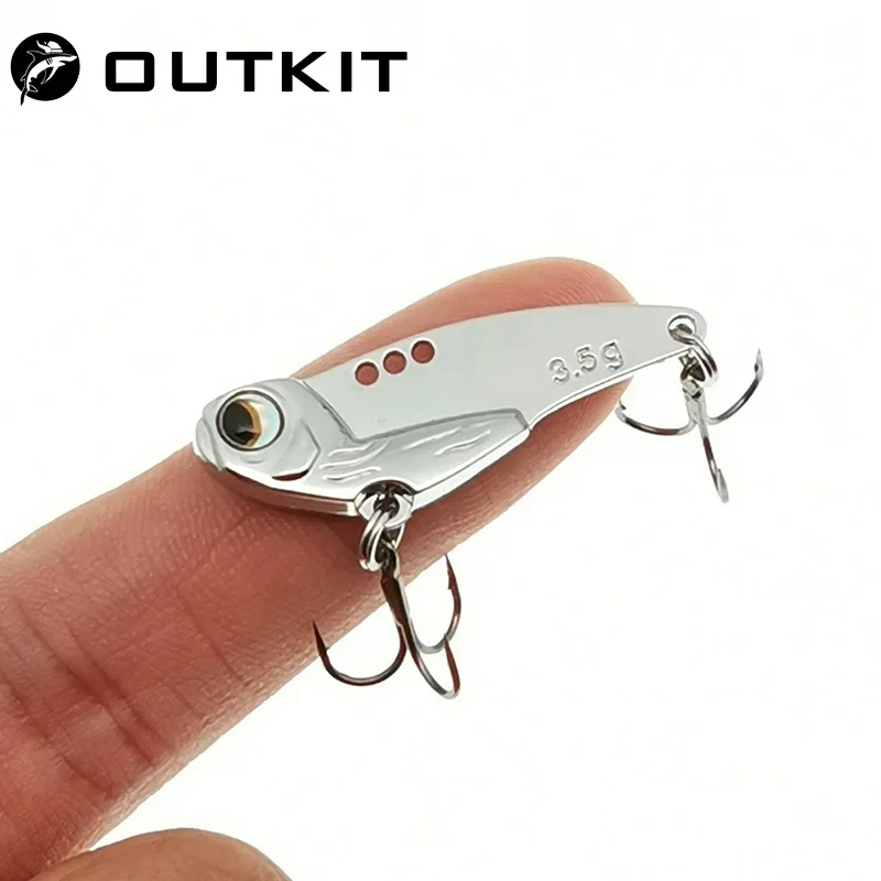 1Pcs 3.5g 5g Metal VIB Lures 3D Eyes vivid Vibrations Spoon Lure Fishing bait Bass Artificial Hard Bait Crankbait Tackle