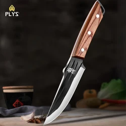 PLYS Household forged kitchen knives, bone shavers, cutting knives, outdoor small sized cutting knives