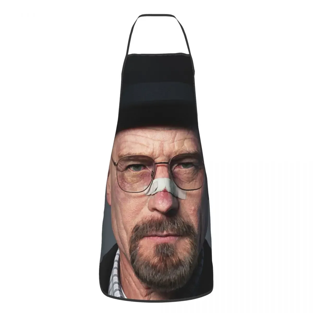 Funny Breaking Bad Heisenberg Aprons Men Women Unisex Kitchen Chef Walter White Hat Digital Art Tablier Cuisine Cooking Baking