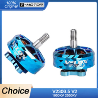T-Motor VELOX VELOCE V2306.5 V2 Brushless Motor - 1950KV/2550KV, 4mm Titanium Shaft for 4-5in FPV Racing & Freestyle Drones