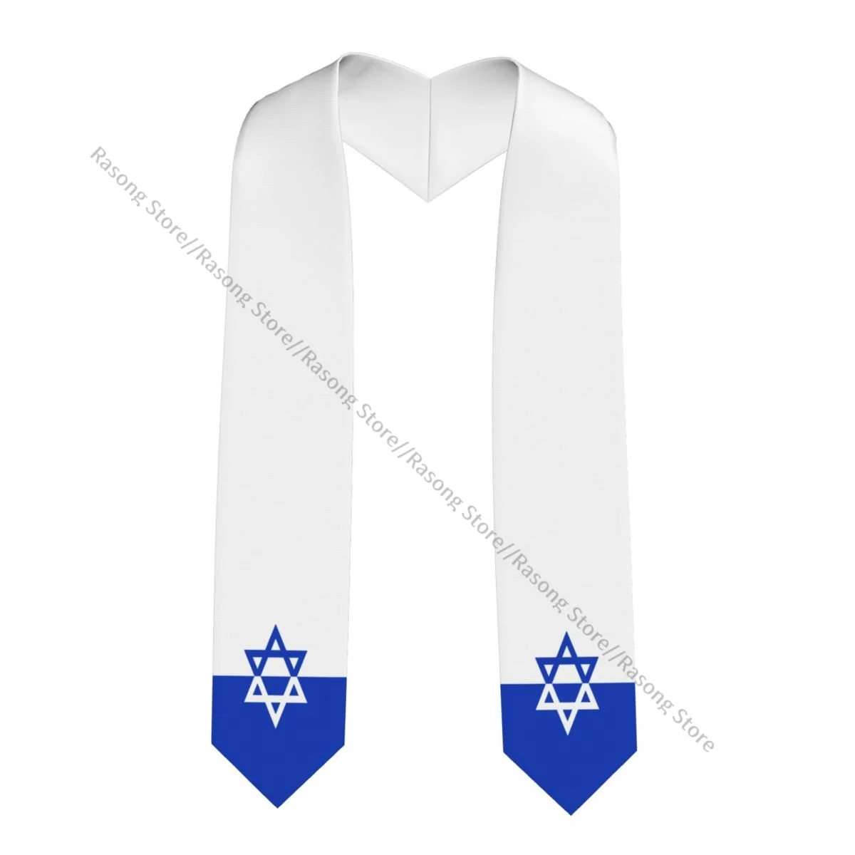 Flag Of Jewish Fighting Organization Unisex Adult Graduation Stole Shawl for Academic Commencements Celebration Uniform