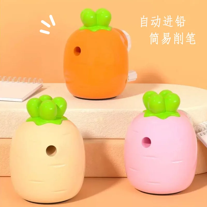 Hand-Crank Pencil Sharpener Children's Pencil Sharpener Cartoon-Themed Elementary School Stationery Sharpener