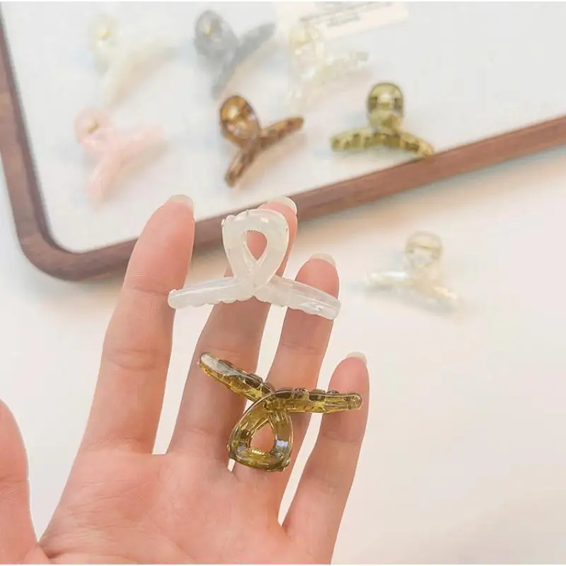 10 Stück 4CM Mini-Haarspangen in Jelly-Farben für Mädchen und Kinder, süße Haarspangen, kleine Pferdeschwanz-Haarspangen, Haifischklammern – Detail 8