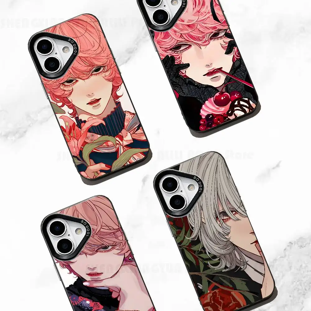 

Flower Beauty Boy Phone Case For IPhone 17 16e 16 15 14 13 12 Pro Max X XR XS MAX Back Cover