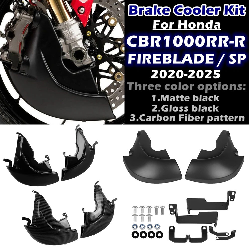 

For Honda CBR1000RRR CBR1000RR-R SP Fireblade 2020 2021 2022 2023 2024 2025 Brake Caliper Cooler Air Cooling Ducts Side Cover