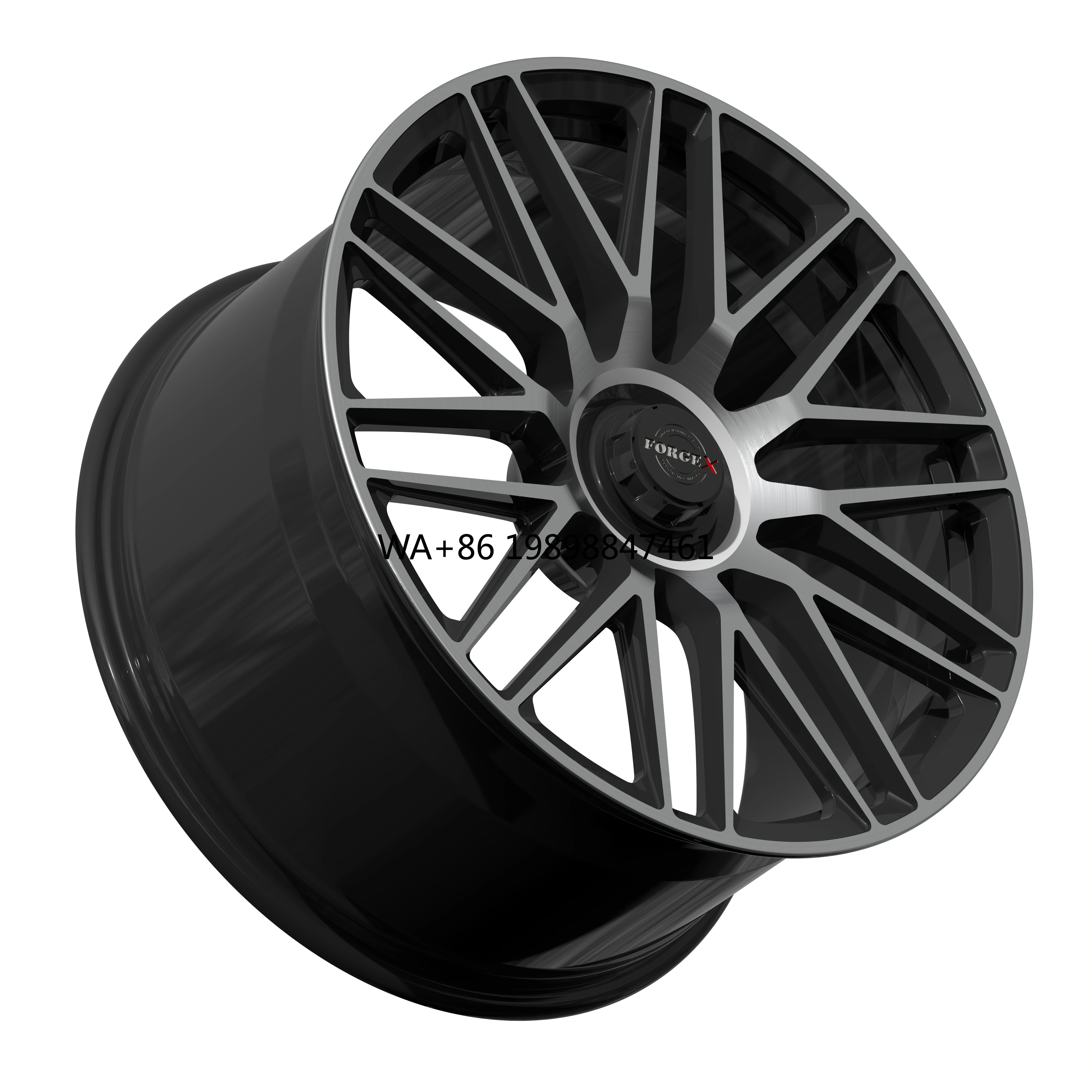 

Кованые алюминиевые диски 18, 19, 20, 21, 22, 23 дюйма, матовые черные, с 5 отверстиями, с проточенной лицевой поверхностью, для легковых автомобилей