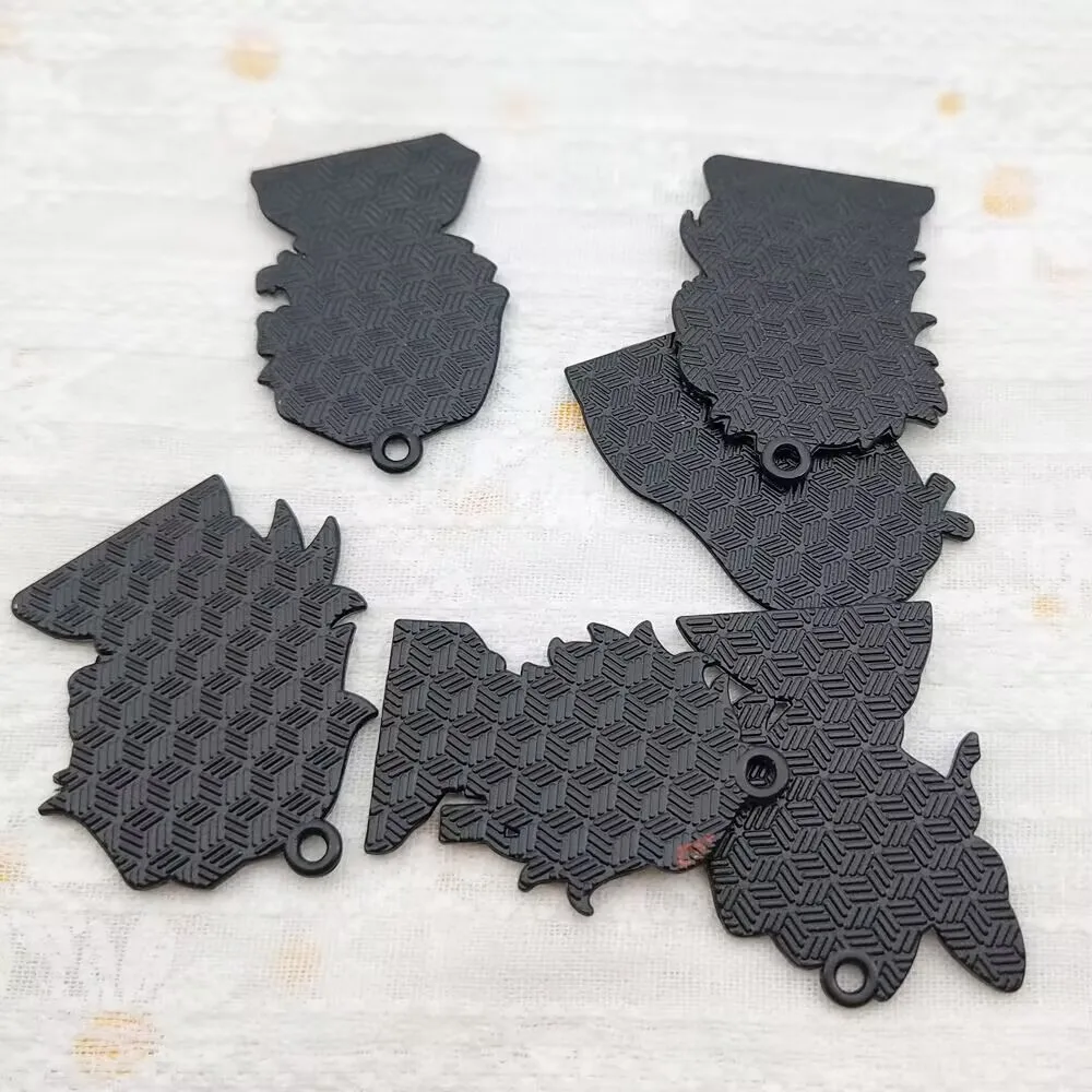 10 قطع شخصية كرتونية أقراط قلادة معدنية سحر قلادة المفاتيح DIY المواد اليدوية #4