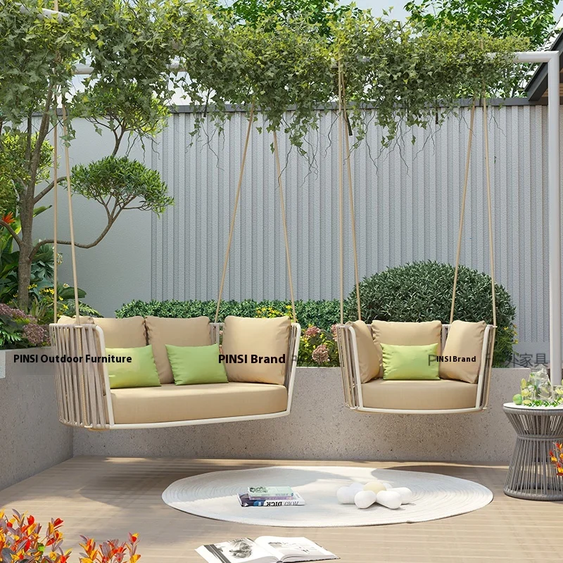 

Trendy Indoor Hammock Single Double Swing Chair for Adults Balcony Hanging Rocking Chair Hanging Basket for Home Use Garden Sets