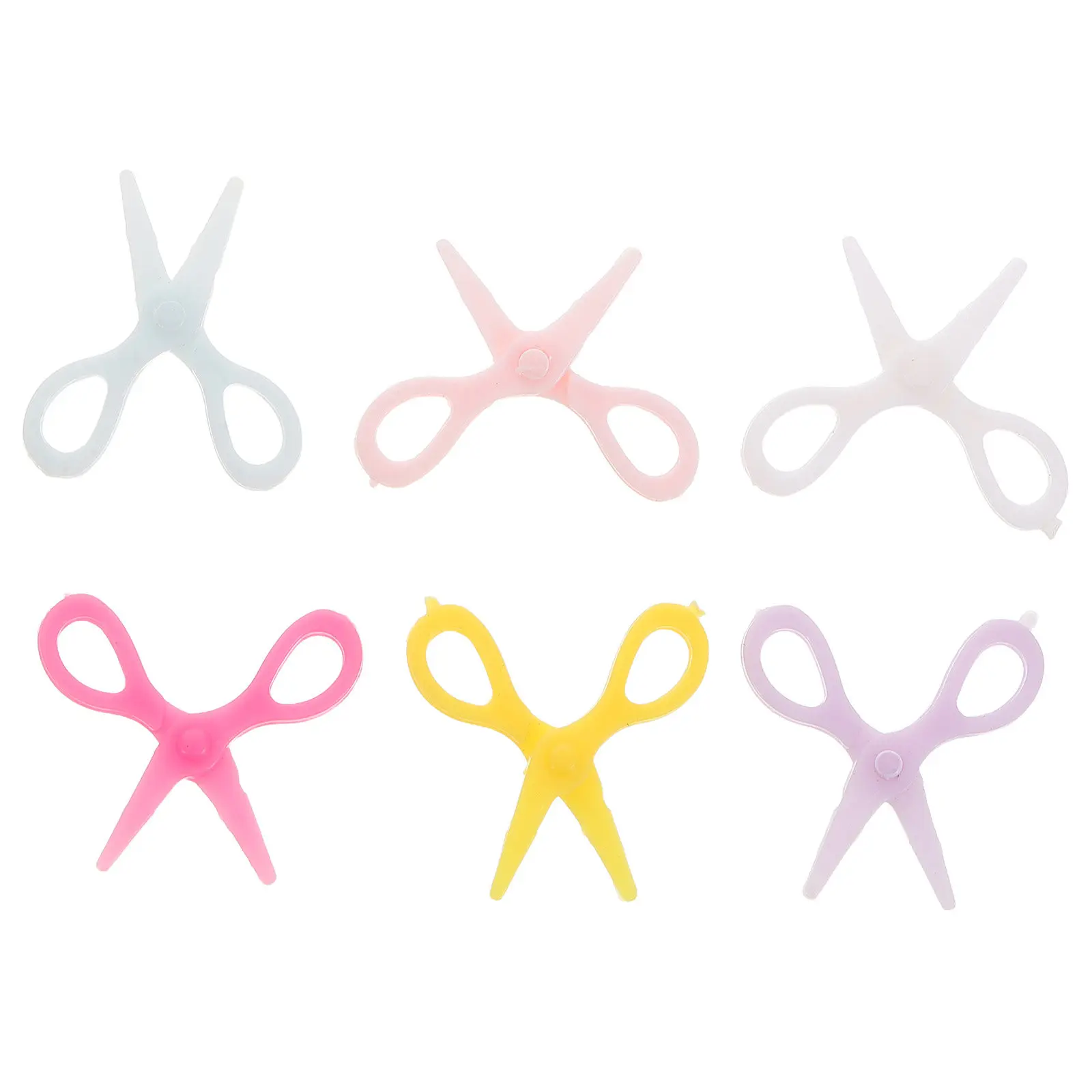 Miniature Scissors Set 6pcs Realistic Tiny Craft Tools for Dollhouse Accessories & Micro Art Projects