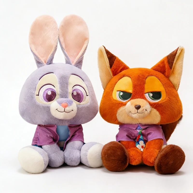 

Disney Zootopia Judy Bunny Nick Fox 35cm/45cm Comfort Soothing Sleep Doll Bedroom Decor Christma Accessories Birthday Girl Gift