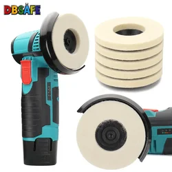 50/75mm Wool Polishing Wheel Felt Pads Angle Grinder Disc For Metal Marble Glass Ceramic 1PC Professional Tool