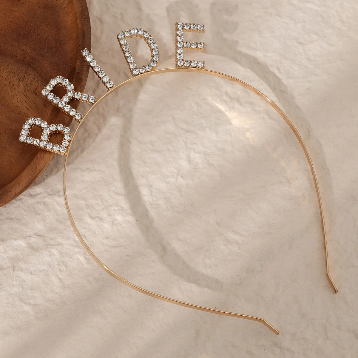 Креативный головной убор со стразами в виде алфавита «НЕВЕСТА» — свадебная повязка для волос для невесты, подружки невесты, девичника