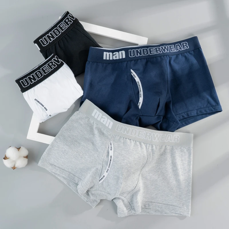 Boxer Mens Underwear Men Cotton Underpants Male Pure Sexy Panties New Man High Quality Fashion Letters Boxers Fashion Shorts