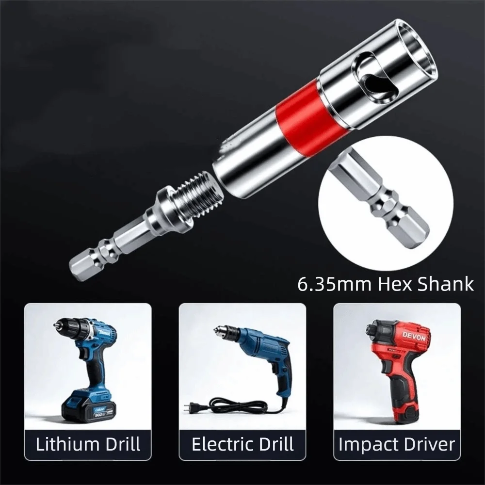 Hexagonal Shank Wire Stripping Tool Solid Metal Stable Structure Hexagonal Handle Tool Multiple Length Options