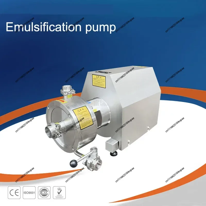 2.2kw 2900rpm High Shear Emulsification Pump Stainless Steel Pipeline Emulsifier High Speed Mixing Homogeneous Shear Pump