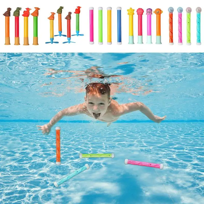 Underwater Diving Toys Swimming Stick Diving Training Pool Stick Set Multicolor Under Water Games Birthday Gift For Kids