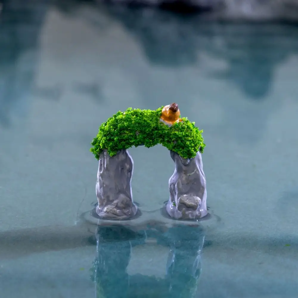 Multicolor Chinese-style Building Figurines Ecological Bottle Retro Ancient Architecture Model Fairy Garden DIY