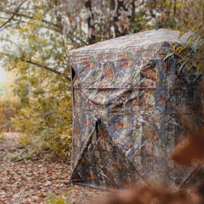 Imagem -06 - Camping Automatic e Hunting Camouflage Tent ao ar Livre 23 Pessoa Portable Vering Bird Spectator Fechado Jogo de Visualização Privado