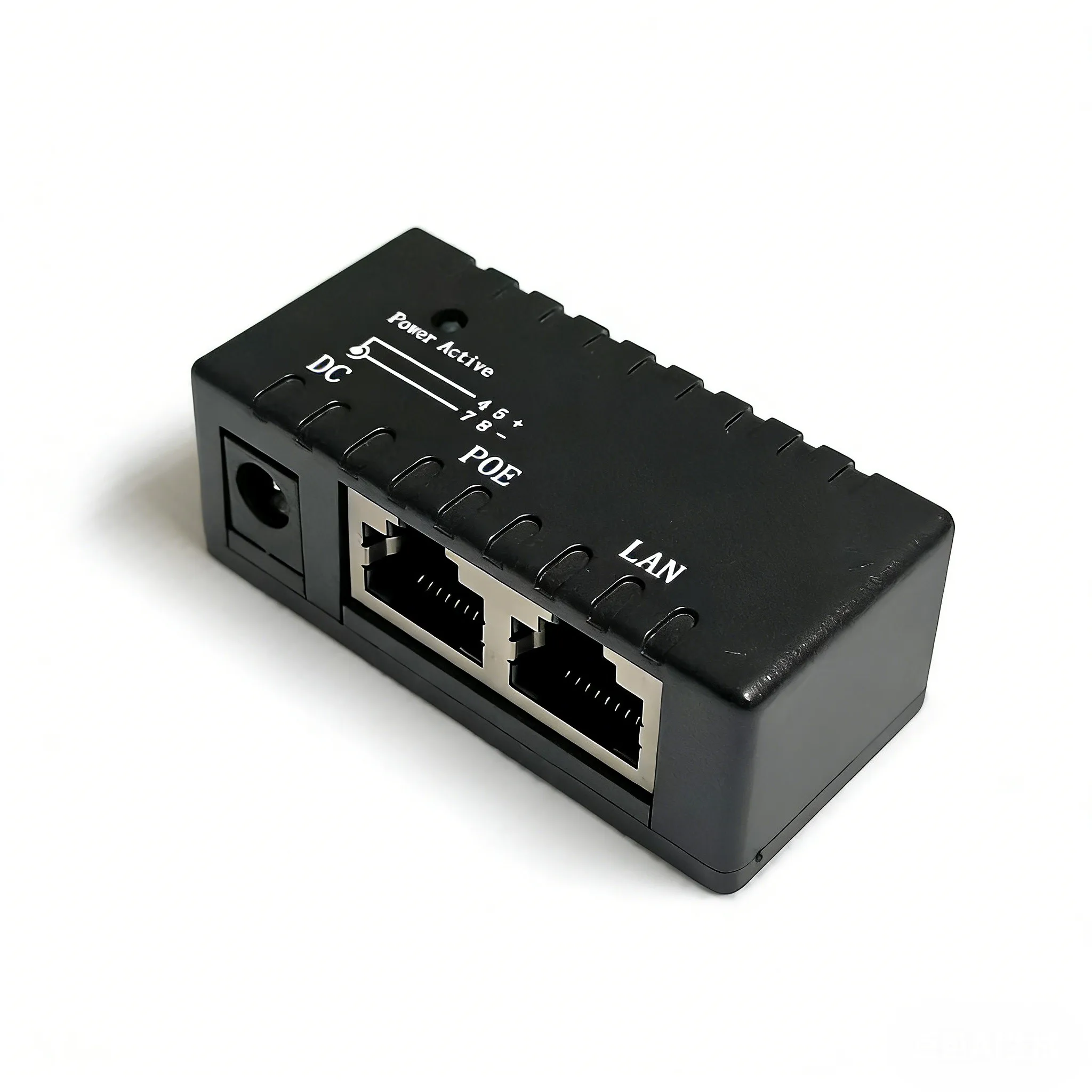 10/100Mbps 12-52V Power Over Ethernet Passive PoE Injector Splitter For IP Camera POE Adapter Module Accessories