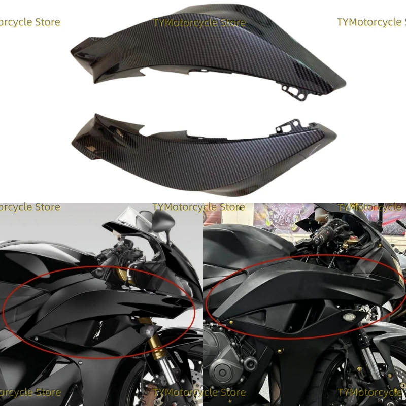 Front Upper Side Panel Cover Fuel Tank Side Panel Fairing Front Headlight Side Panel Fit For HONDA CBR600RR F5 2007 2008-2012