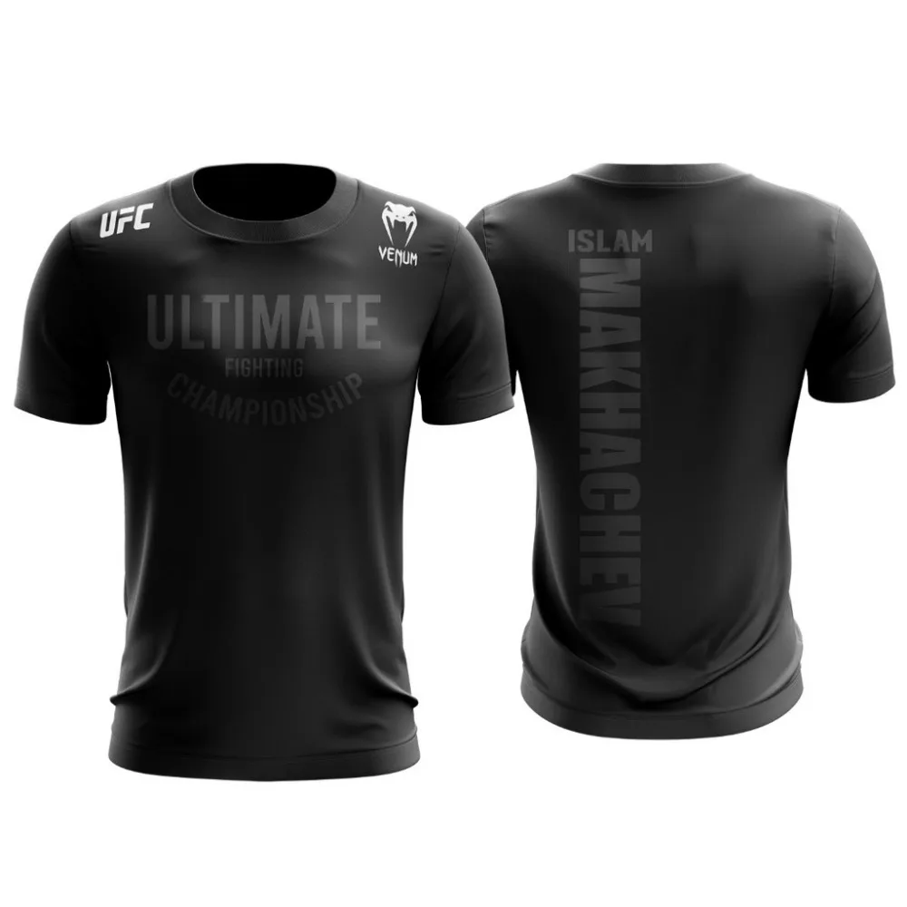 أزياء الصيف 2025 الرياضة في الهواء الطلق طباعة ثلاثية الأبعاد ، UFC للرجال والنساء تي شيرت في نهاية المطاف بطولة القتال التدريب الملابس
