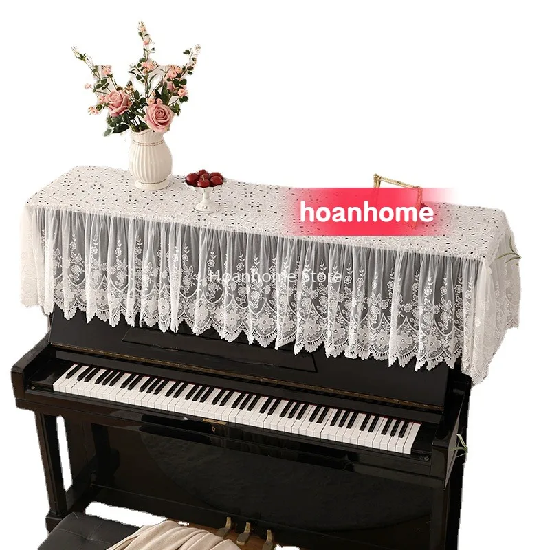 Piano Cover Lace Simple Electronic Piano Decorative Cloth Dust Cover