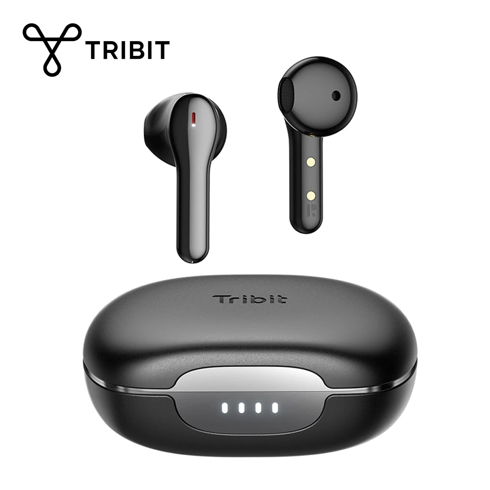 

Tribit FlyBuds C2 Wireless Bluetooth Earphones 4 Mics Call Noise Canceling Crystal-Clear Calls Earbuds 32H Playtime Headphones