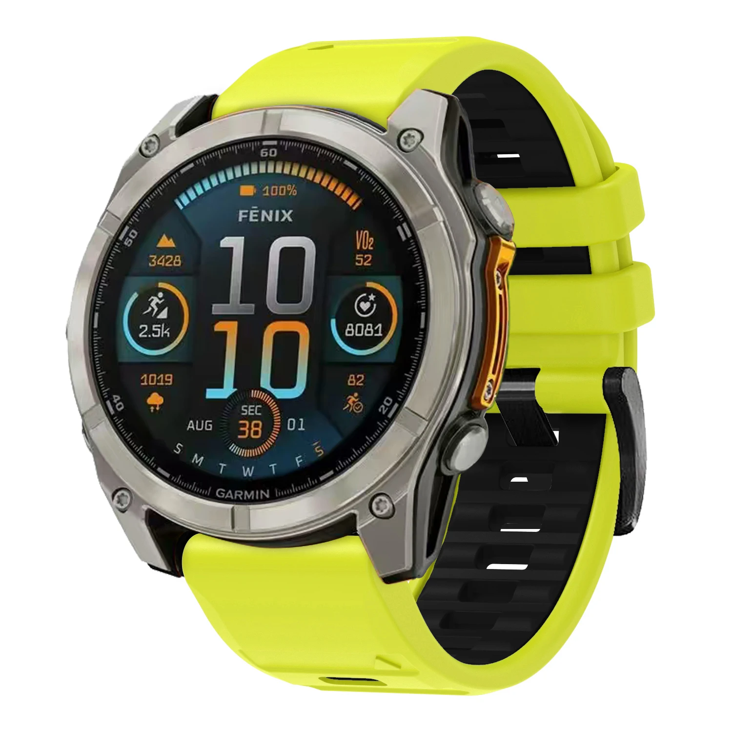QuickFit 22/26 mm Silikonarmband für Garmin Fenix 8 51 mm E 47 mm 7X 7 Epix Pro 6X 6 5X 5 Plus Instinct 2 2X Enduro 3 2 Uhrenarmband