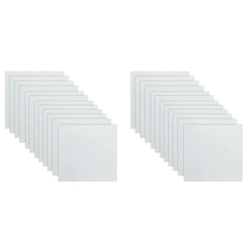 [NEW!ABSV】 24 Sheets 7.5Mil Mylar Sheet 12 X 12 Inch Milky Translucent PET Blank Stencil Making Sheet (7.5Mil)