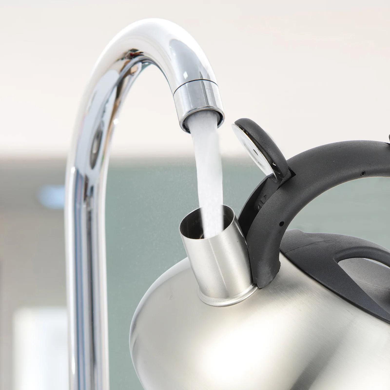 

1Pcs Whistling Stainless Steel Teakettle Silver Heating Kettle Water Boiler for Gas Stove Induction Stainless Steel Teakettle