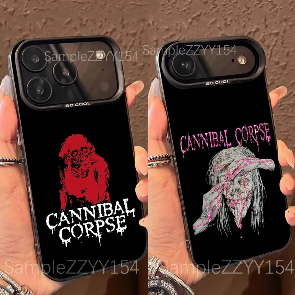

Band C-CannibalS C-Corpse Phone Case For 15,16,17,13,14,11,12,Pro,Max,Plus,E,Air,Mini Color Shockproof Back Matte Cover