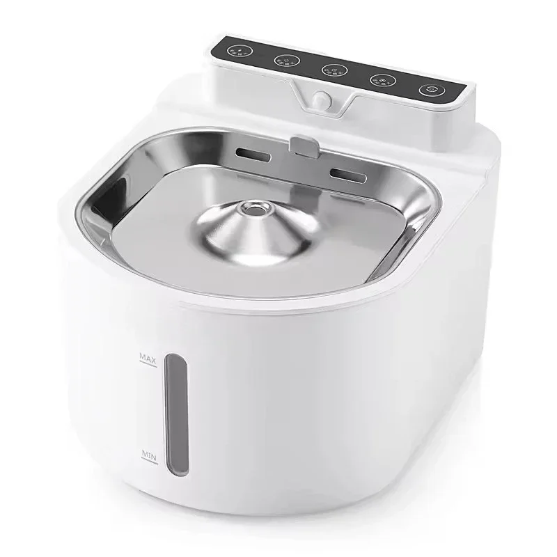 

-High Quality 3L Automatic Feeder Dog Water Fountain Electric Mute Drinking Filter Water Pet Dispenser