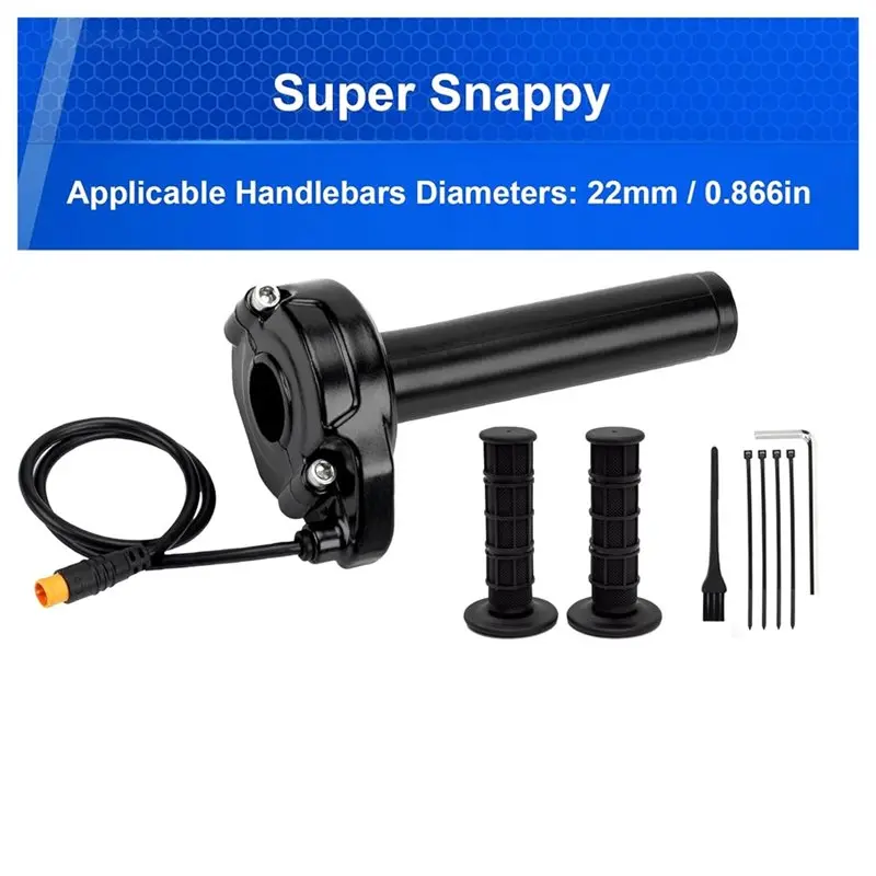 Superior-For Happyrun Freego Heybike Electric Dirt Bike Ebike Full Twist Throttle For Macfox, 3 Pin Surron Style Throttle Grip K