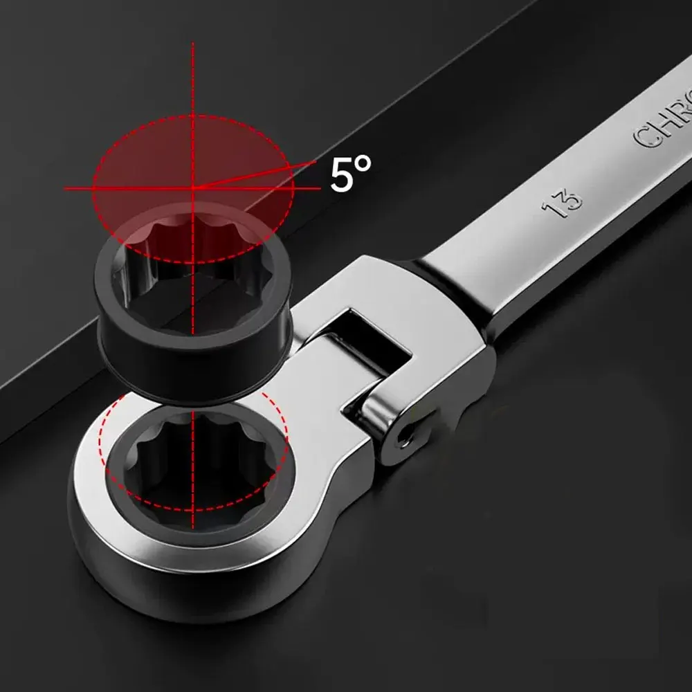 1pc 6mm-32mm 72-Zahn Ratsche Spanner Buchse Werkzeug Flexible Reversible Kopf Kombination Ratsche universal schlüssel C