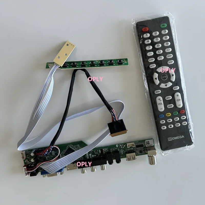 

TV Controller board kit for LP171WU4 LP171WU6 LP171WU6-TLA1 1920X1200 17.1" HDMI-compatible RF USB AV VGA Audio LED Screen