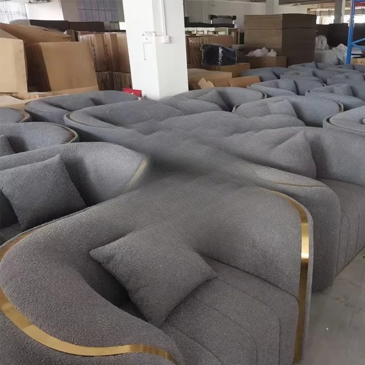 Sofa unique leisure furniture hotel villa living room fabric