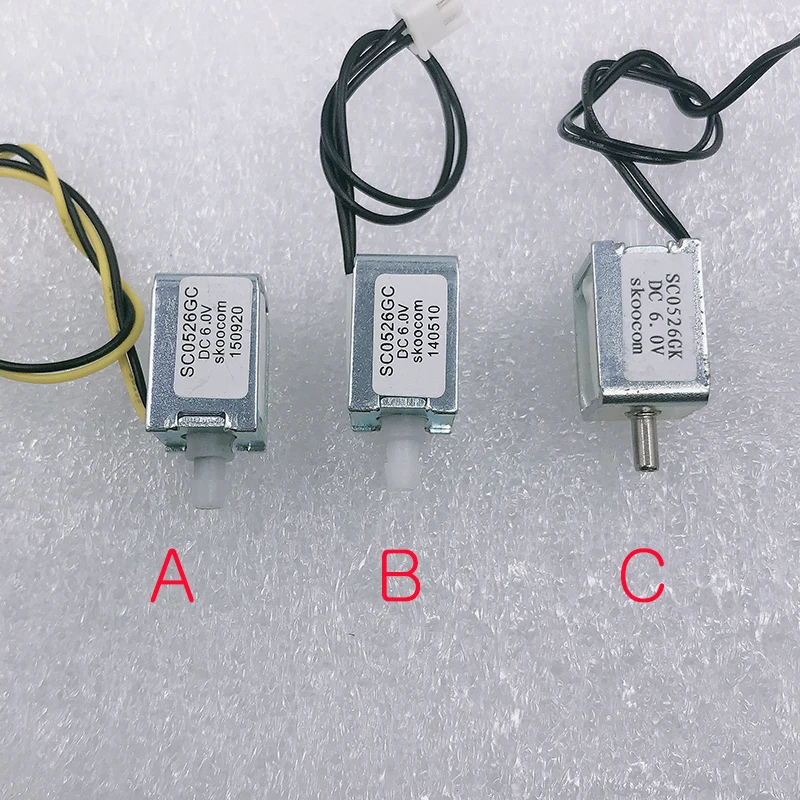 

Электромагнитный клапан SKOOCOM SC0526GC N/C, нормально закрытый N/O, нормально открытый электромагнитный воздушный мини-клапан для косметических аппаратов, 6 В постоянного тока