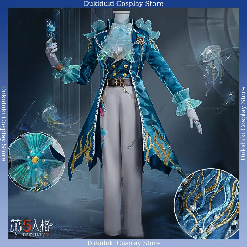 لعبة الهوية الخامس فريدريك كريبورغ تأثيري حلي مجموعة الملحن كوس شبح الشراع جديد الجلد تأثيري الملابس مجموعة الرجال الكبار الملابس