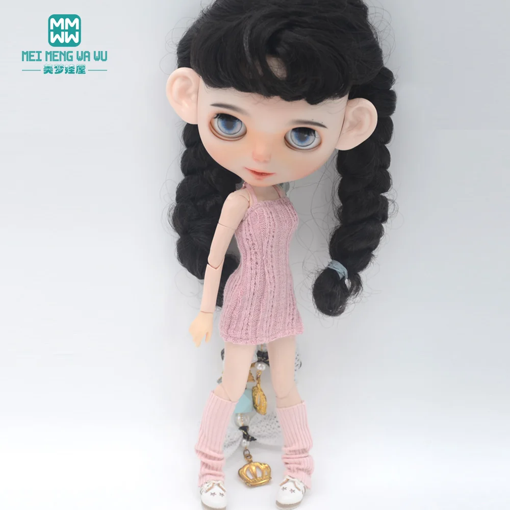 Blyth Doll Clothes for 28-30cm Azone OB22 OB24 Accessories Fashion Sweater Dress Toys Gift